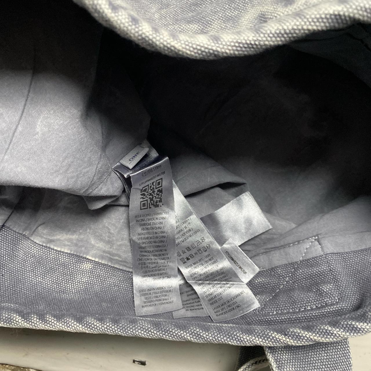 Guess USA Tote Grey Denim Bag