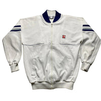 Vintage 80’s White and Blue Trakman Tracksuit Jacket (M)