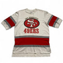 San Francisco 49ers Vintage 90’s Nutmeg Red and White NFL T Shirt Jersey (L)