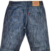 Levis 509 02 Comfort Flared Vintage Streak Wash Jeans (34W)