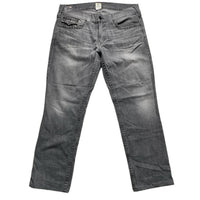 True Religion Grey Studded Jeans (38W)