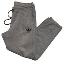 Adidas Grey and Black Joggers (L)