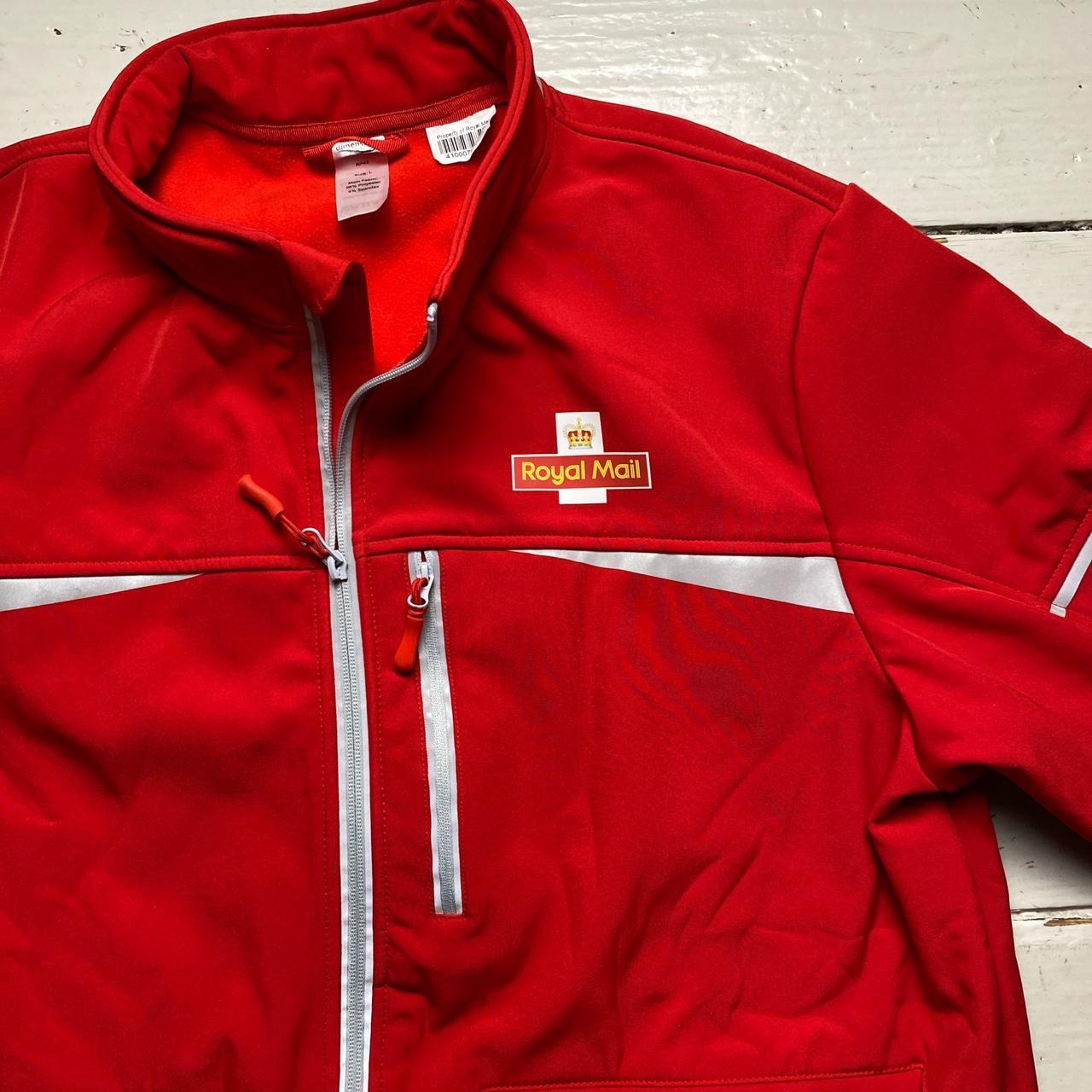 Royal Mail Red And Silver Reflective Panels Bomber Jacket