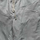 Nike Swoosh Silver Grey and White Shell Trackpant Shorts (XL)