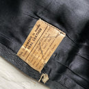 Leather Vest Gilet Black (M)