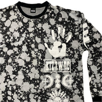 KTZ Black and White Paint Splash Jumper (M)