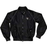 Carlsberg Black Diamante Rhinestone Bomber Womens Jacket (S)