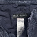 Emporio Armani Vintage Navy Baggy Cargo Combat Shorts (M)