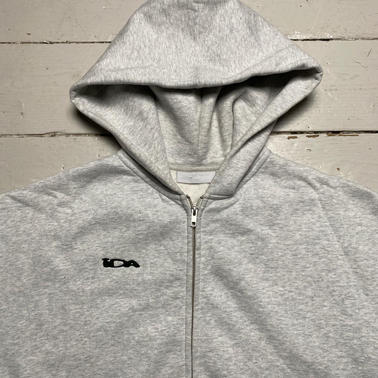 IDA Supply Grey and Black Hoodie