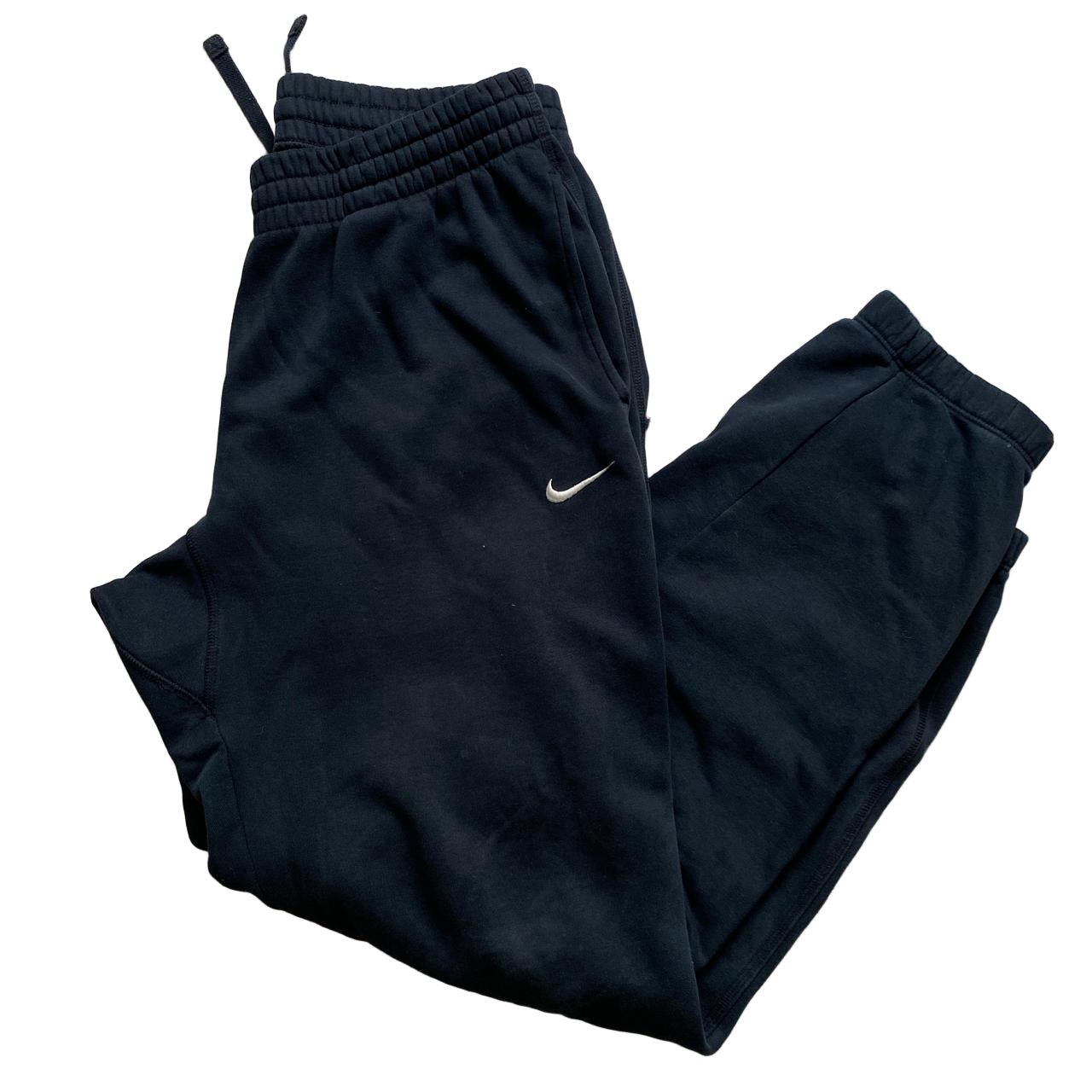 Nike Swoosh Navy and White Athletic Department Baggy Joggers (L)