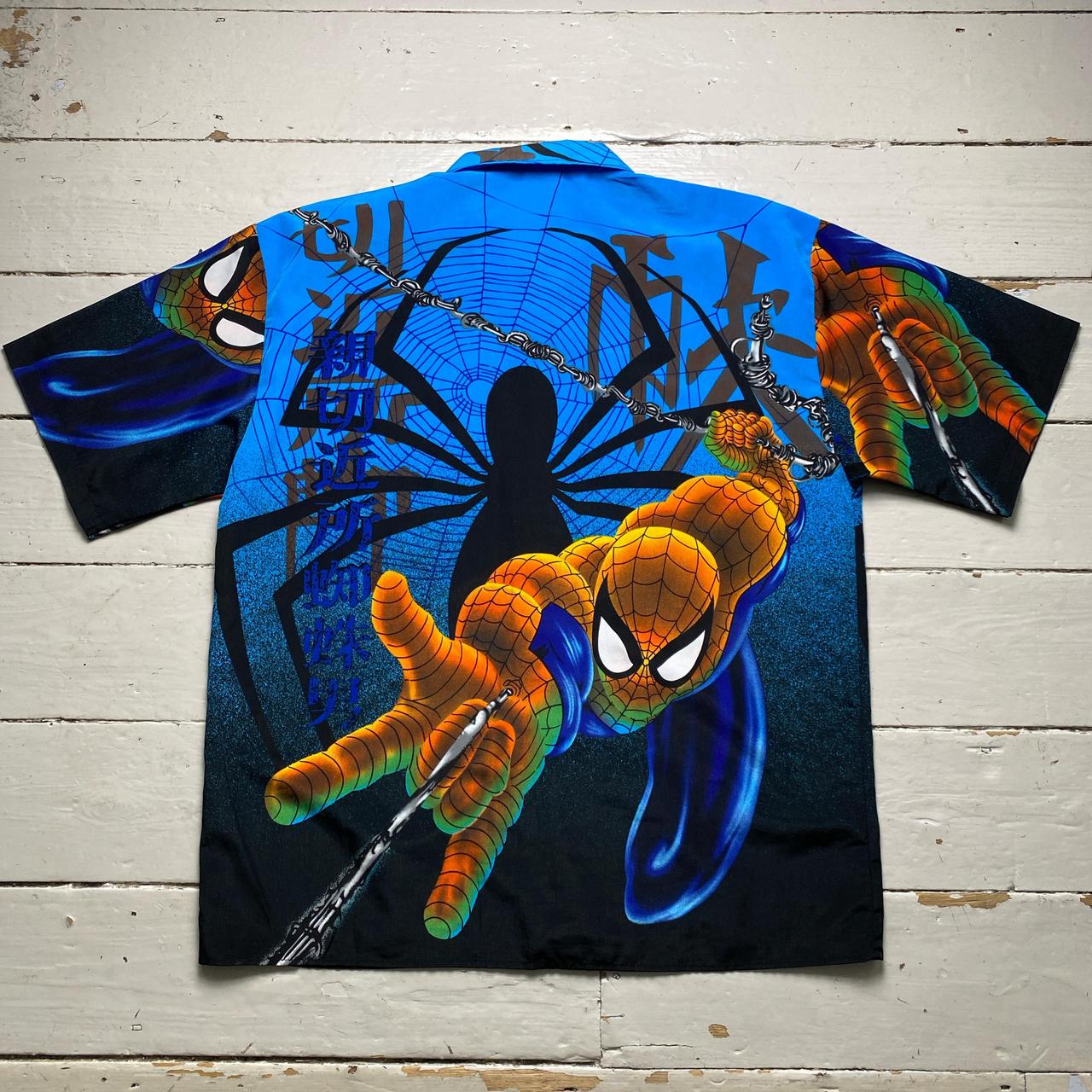 Spiderman Vintage y2k Japanese Short Sleeve Shirt