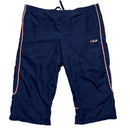 Fila Navy Red and White Vintage Shell Trackpant Shorts (XL)