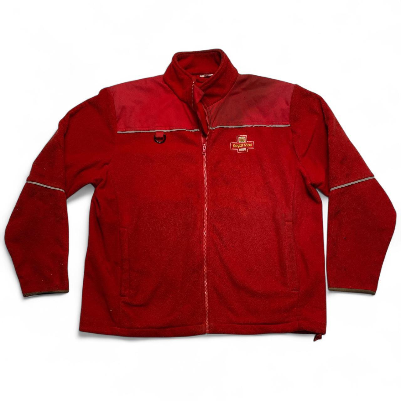 Royal Mail Fleece Red Zip Jumper
