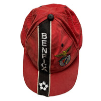 Benfica Vintage Football Cap Red and Black