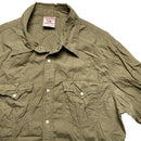 True Religion Khaki Green Stitch Shirt (L)