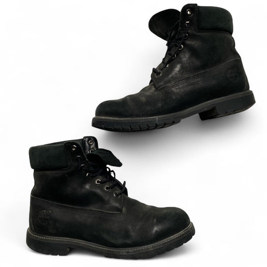 Timberland Black Nubuck High Top Boots