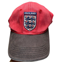 England Umbro Vintage Red and Black Cap