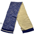Olily Sherpa Blue and Cream Scarf