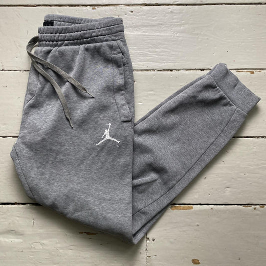 Jordan Grey and White Joggers