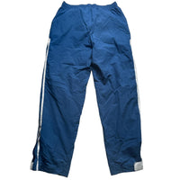 Nike Vintage Blue and White Shell Trackpant Bottoms (M)