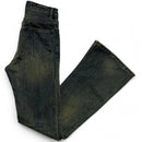 Balenciaga Baggy Flared Unisex Blue Faded Jeans (XS)