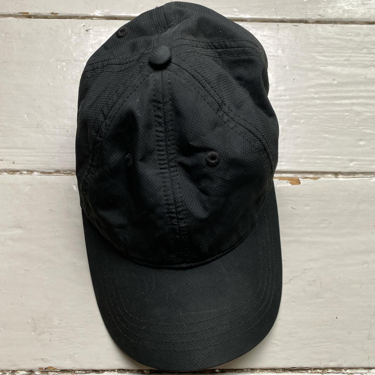 Lacoste Black and Green Croc Cap