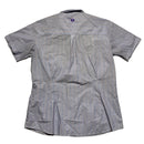 Workwear Purple Striped Short Sleeve Shirt (42/44)