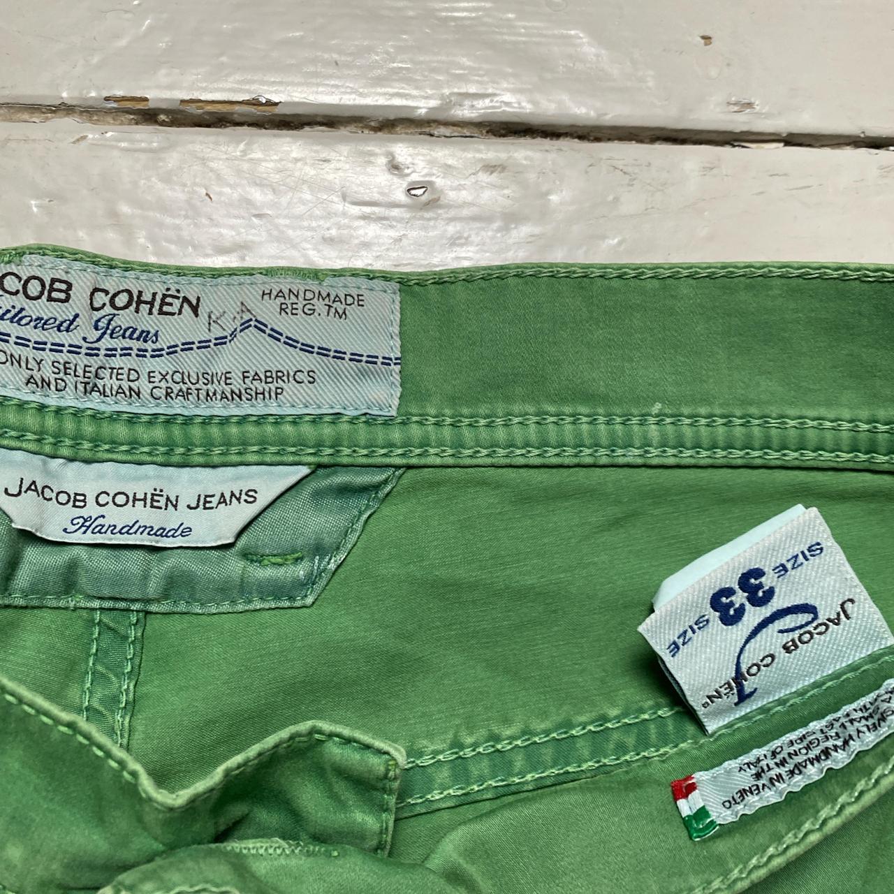 Jacob Cohen Green and Blue Jeans Shorts