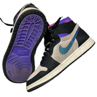 Nike Jordan 1 PSG Zoom White Black and Purple (UK 11.5)