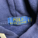 Polo Ralph Lauren Navy and Yellow Pony Pullover Hoodie (L)