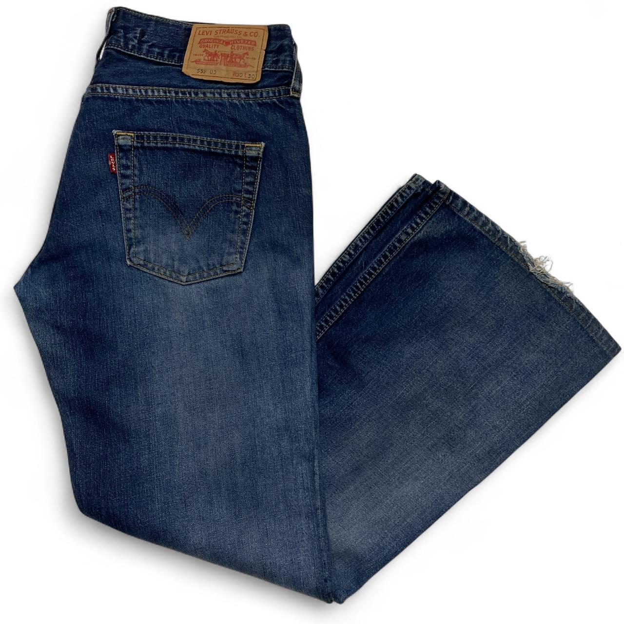 Levis 559 03 Womens Marissa Distressed Flared Jeans