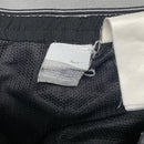 Nike Swoosh Black and White Baggy Trackpant Shell Bottoms (M)