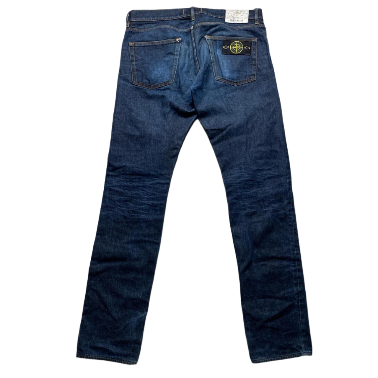 Stone Island Dark Navy Slim Straight Jeans (32W)