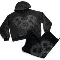 Named Collective Euphoria Black and Grey Puff Print Full Tracksuit (XL)