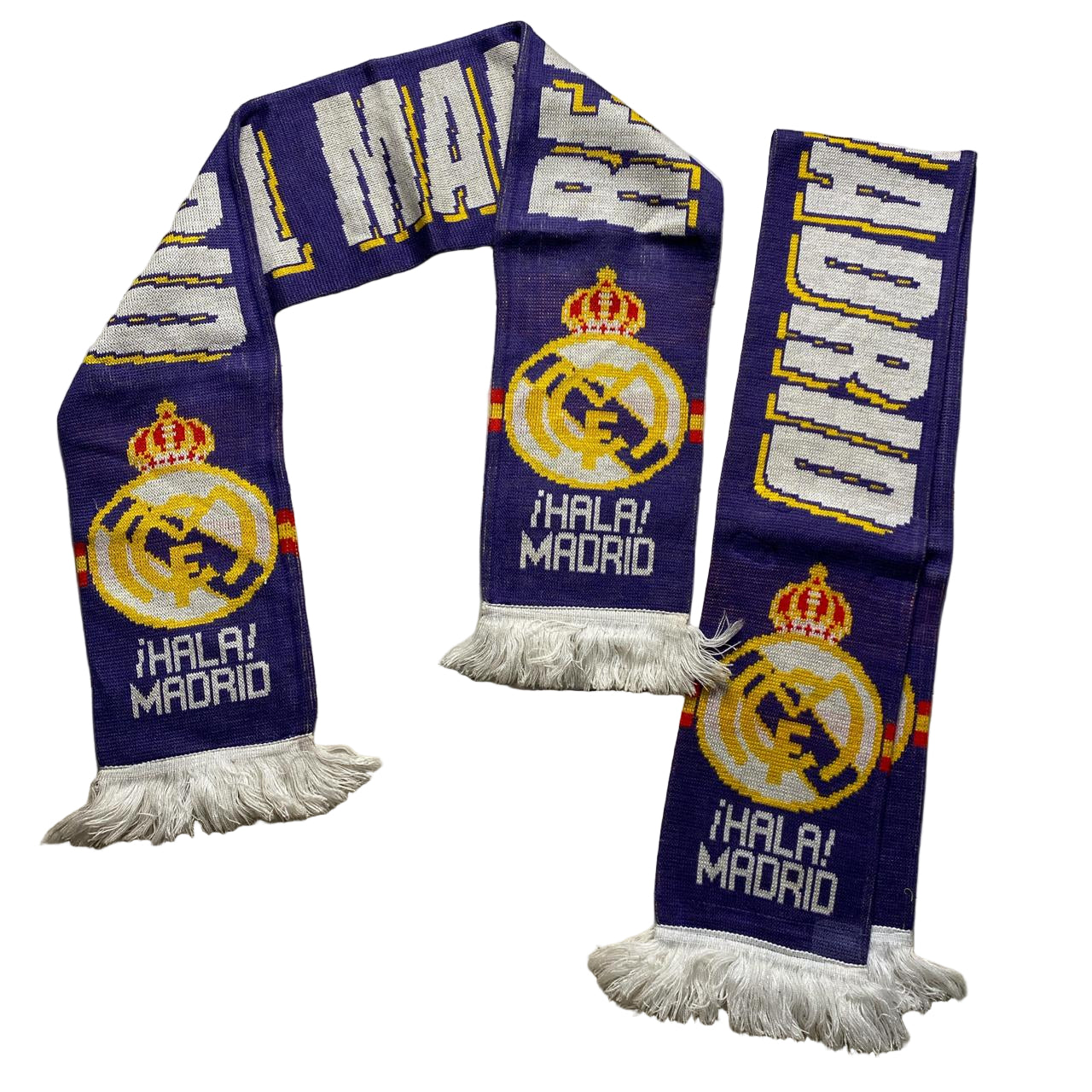 Real Madrid Vintage Purple Football Scarfs