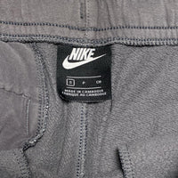 Nike Club Swoosh Spellout Grey and White Joggers (S)