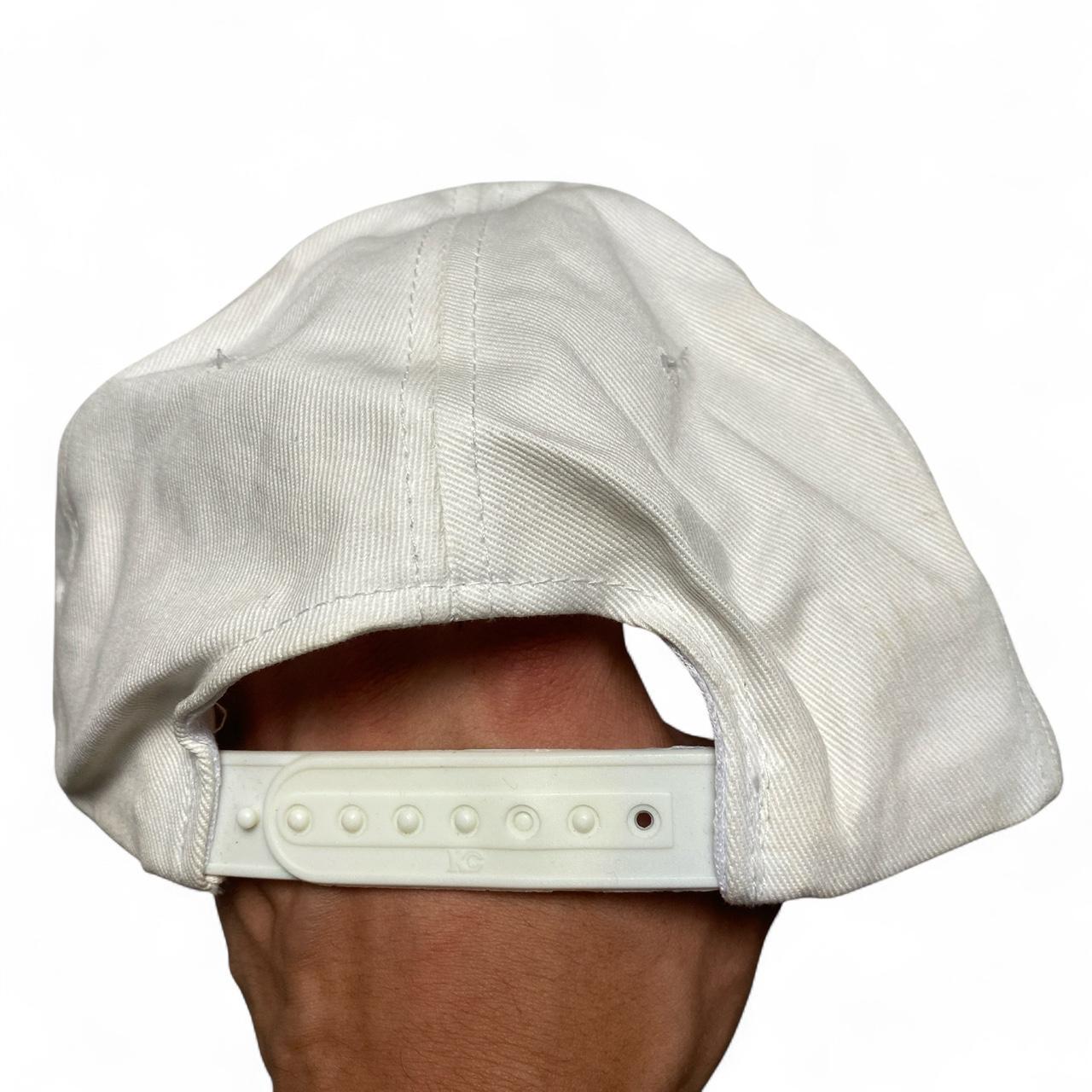 Vintage 90s NBC Super Channel white snapback Cap