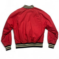 Polo Jeans Ralph Lauren Vintage Red and Black Bomber Varsity Jacket (M)