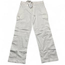 Nike Vintage y2k Womens White and Silver Small Swoosh Cargo Trousers (12)