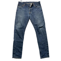 Levis 501 Blue Straight Fit Jeans (32W)