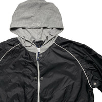 Armani Jeans AJ Vintage Shell Hooded Windbreaker Jacket (XL)