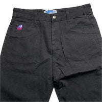 Polar Skate Co Big Boy Baggy Black Jeans (34W)
