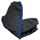 Adidas Blue and Black Baggy Shell Trackpant Bottoms (M)