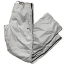 Nike Vintage y2k Shell Trackpant Baggy Bottoms Silver White and Black (S)