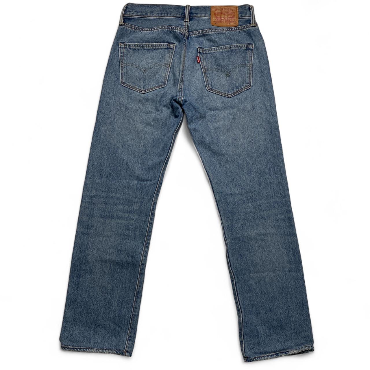 Levis 501 Light Blue Stonewash Jeans