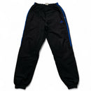 Adidas Black and Blue y2k Shell Trackpant Bottoms (M)