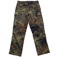 Vintage 1998 German GE Beklw Burg Military Camouflage Cargo Trousers Brown and Green (W 36)