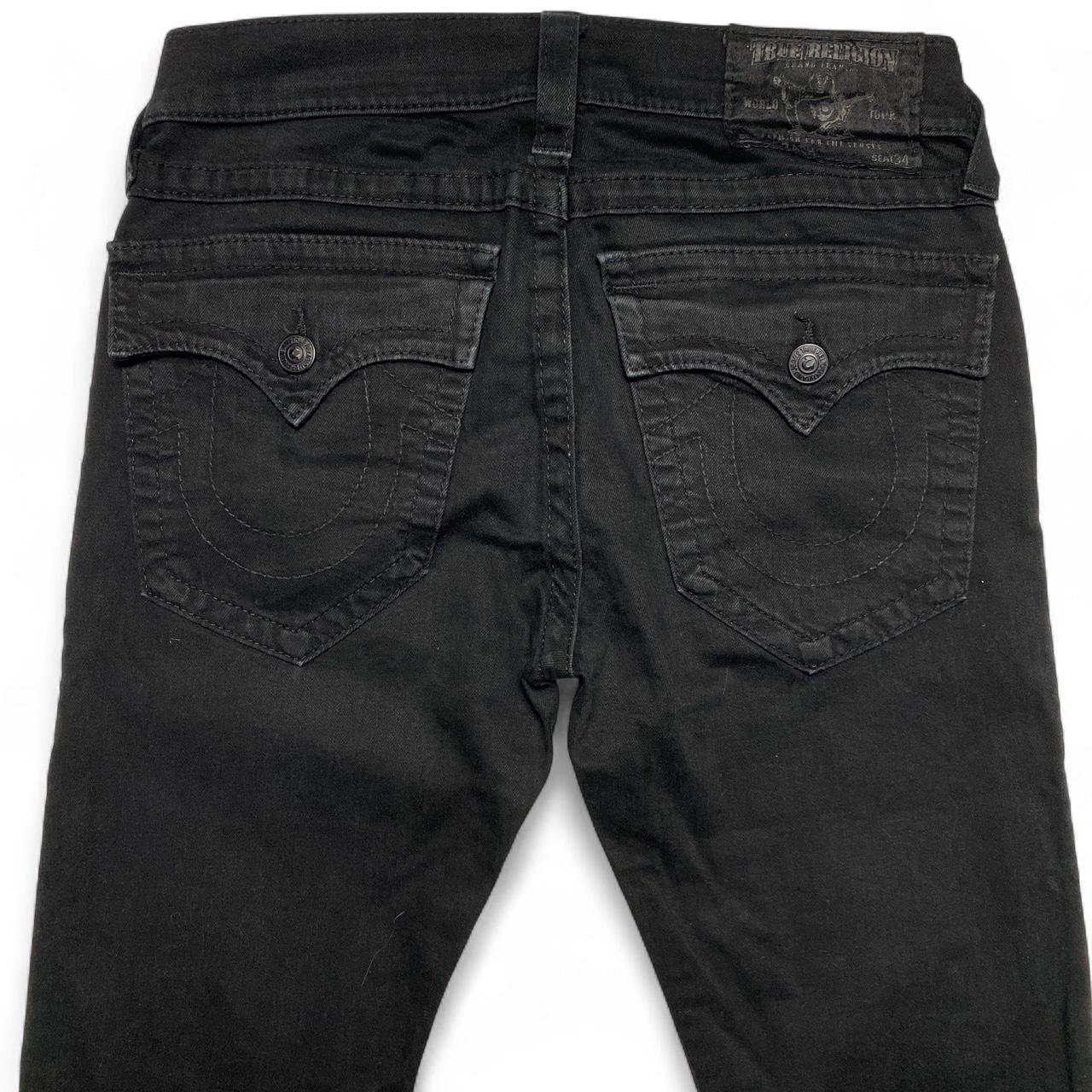 True Religion Zach Black Slim Jeans (30W)