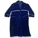 Yves Saint Laurent Blue Velour Velvet robe (L)