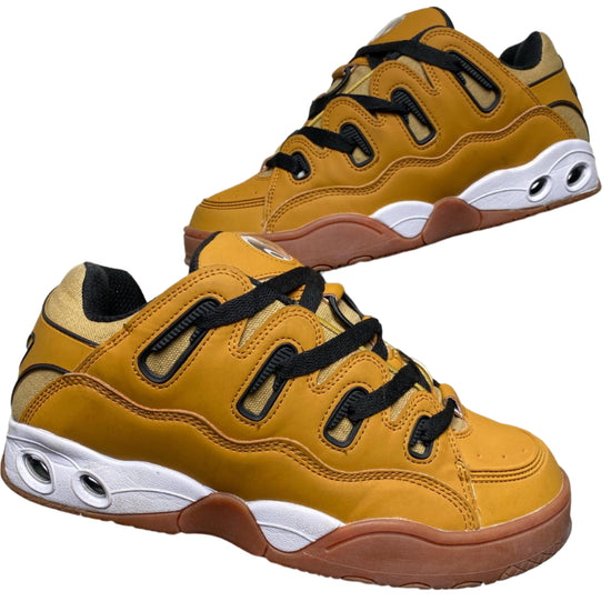 Osiris D3 OG Beige Tan Sand Brown Chunky Skateboard Trainers (UK 9)